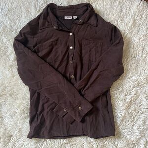 Cato Brown Button-Up Shirt